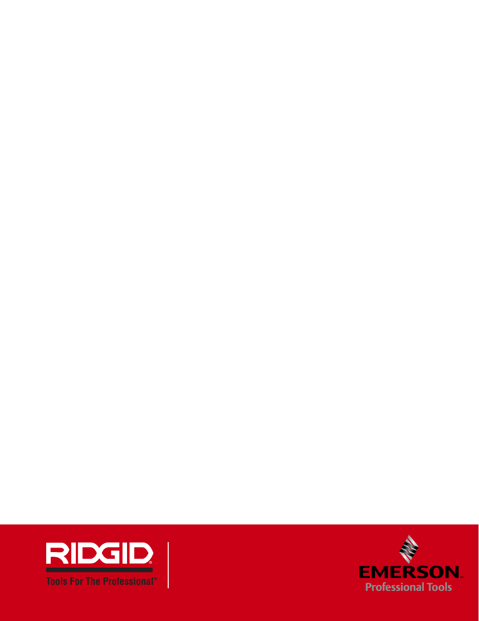 Tools for the professional | RIDGID SeekTech ST-510 User Manual | Page 403 / 403