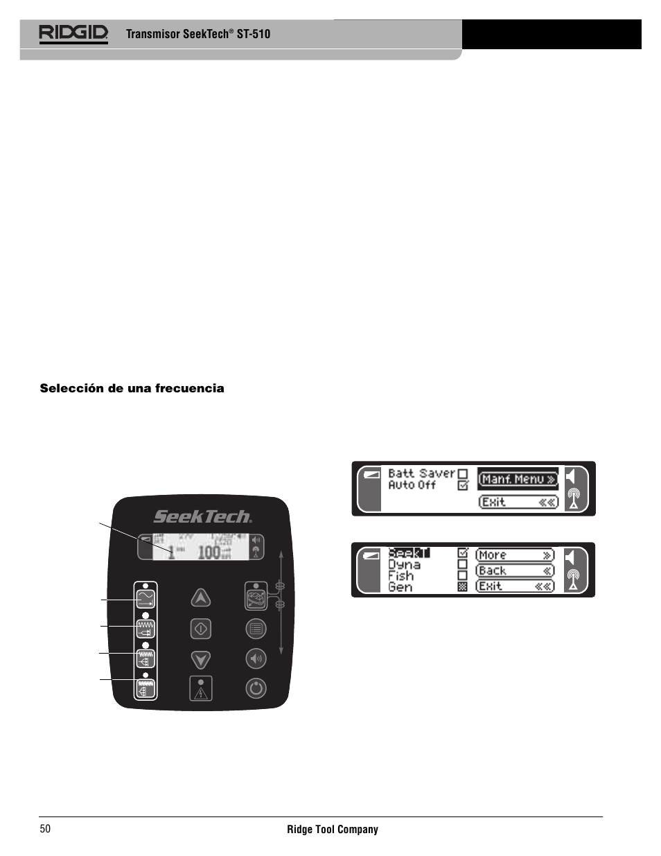 RIDGID SeekTech ST-510 User Manual | Page 52 / 403