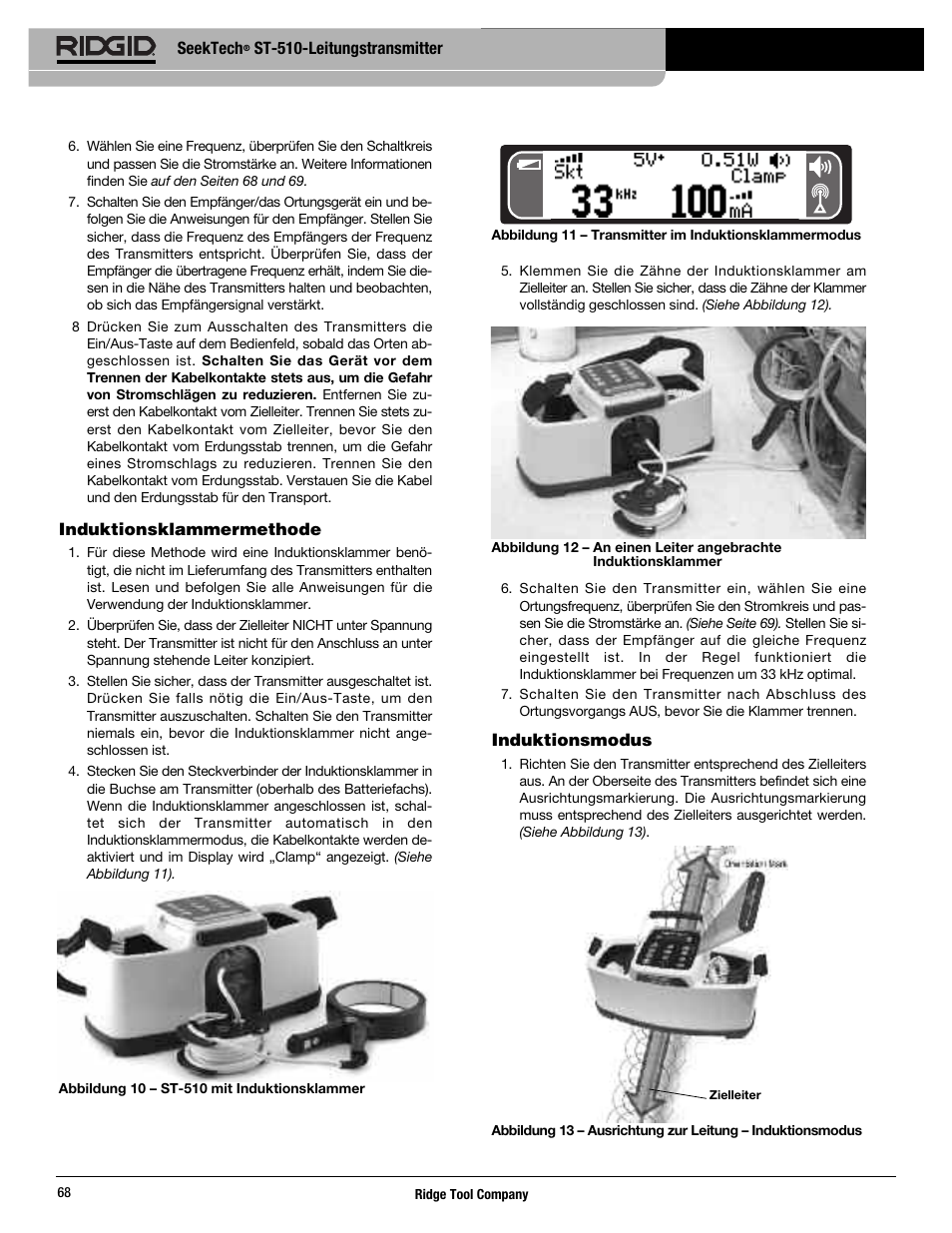 RIDGID SeekTech ST-510 User Manual | Page 70 / 403