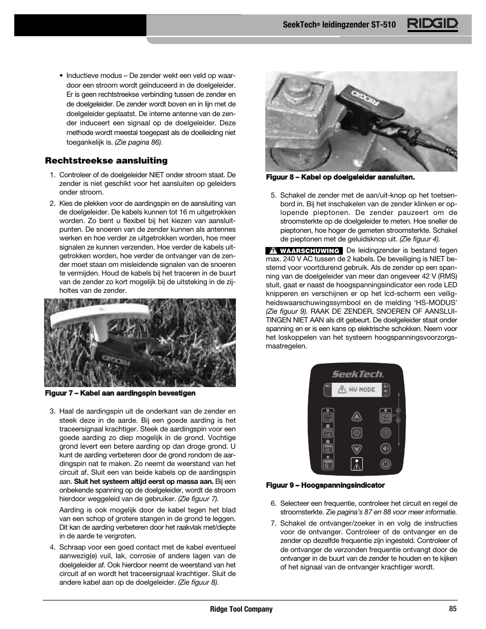 RIDGID SeekTech ST-510 User Manual | Page 87 / 403