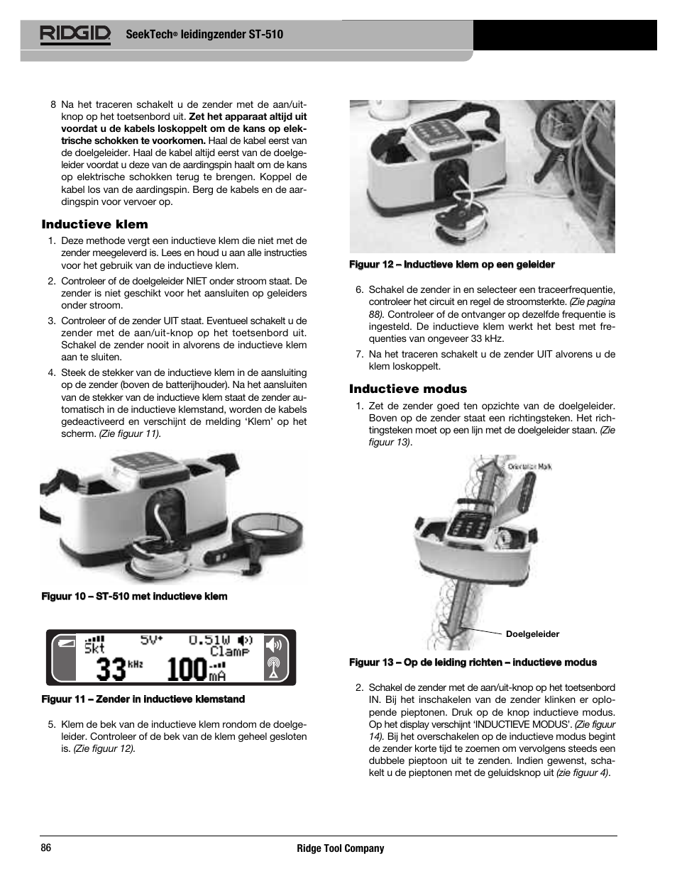 RIDGID SeekTech ST-510 User Manual | Page 88 / 403