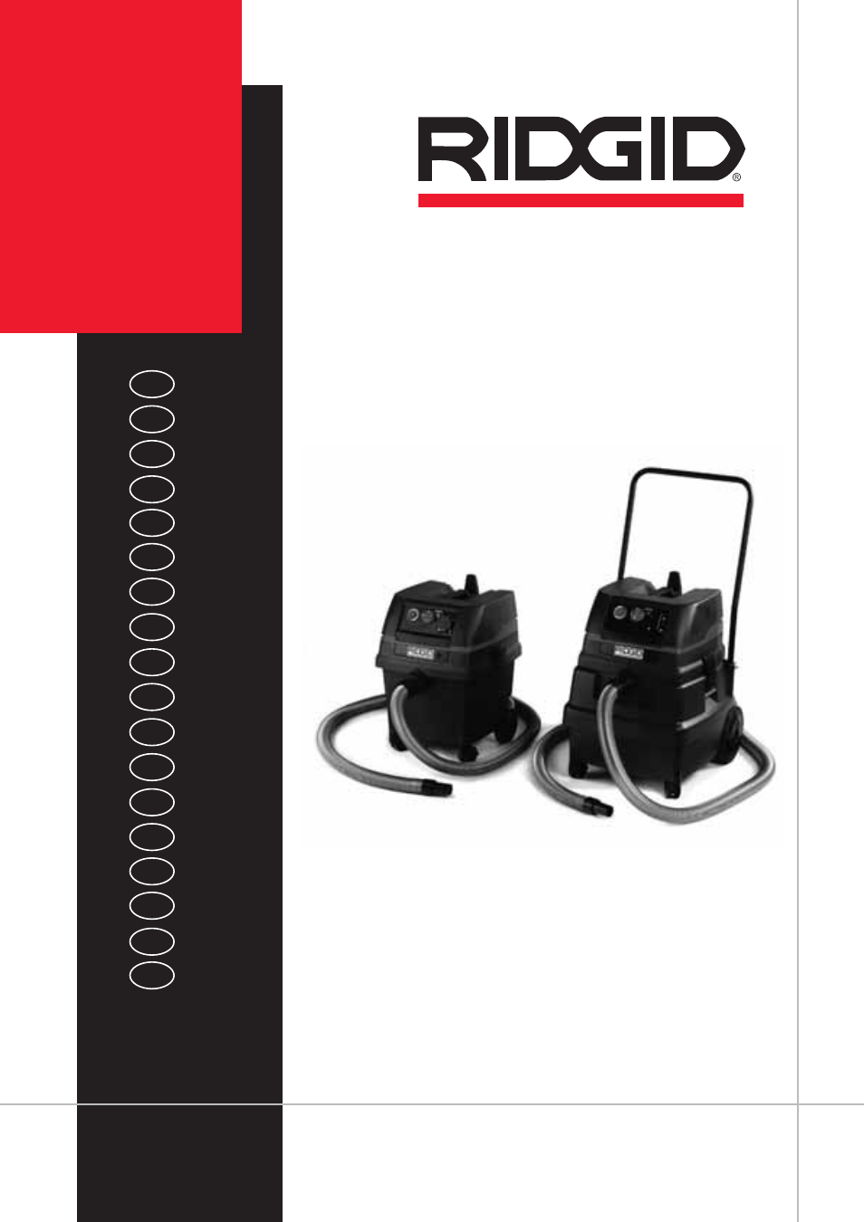 RIDGID V-1250 User Manual | 56 pages