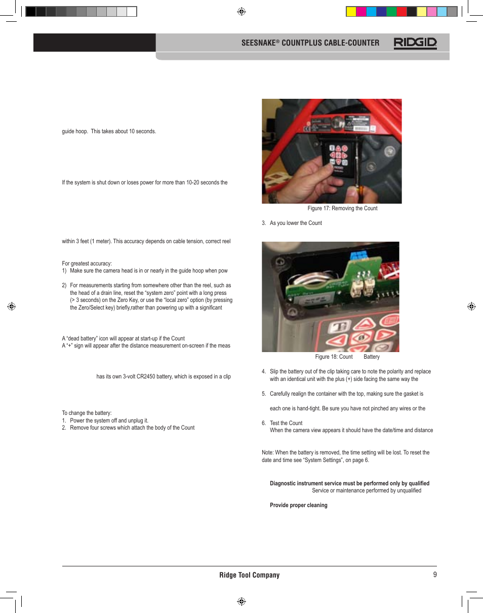 RIDGID CountPlus User Manual | Page 11 / 204