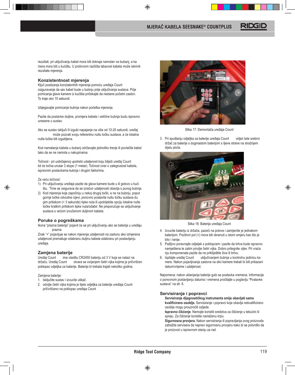 RIDGID CountPlus User Manual | Page 121 / 204