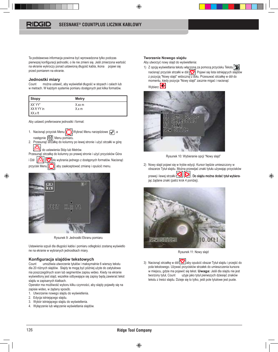 RIDGID CountPlus User Manual | Page 128 / 204