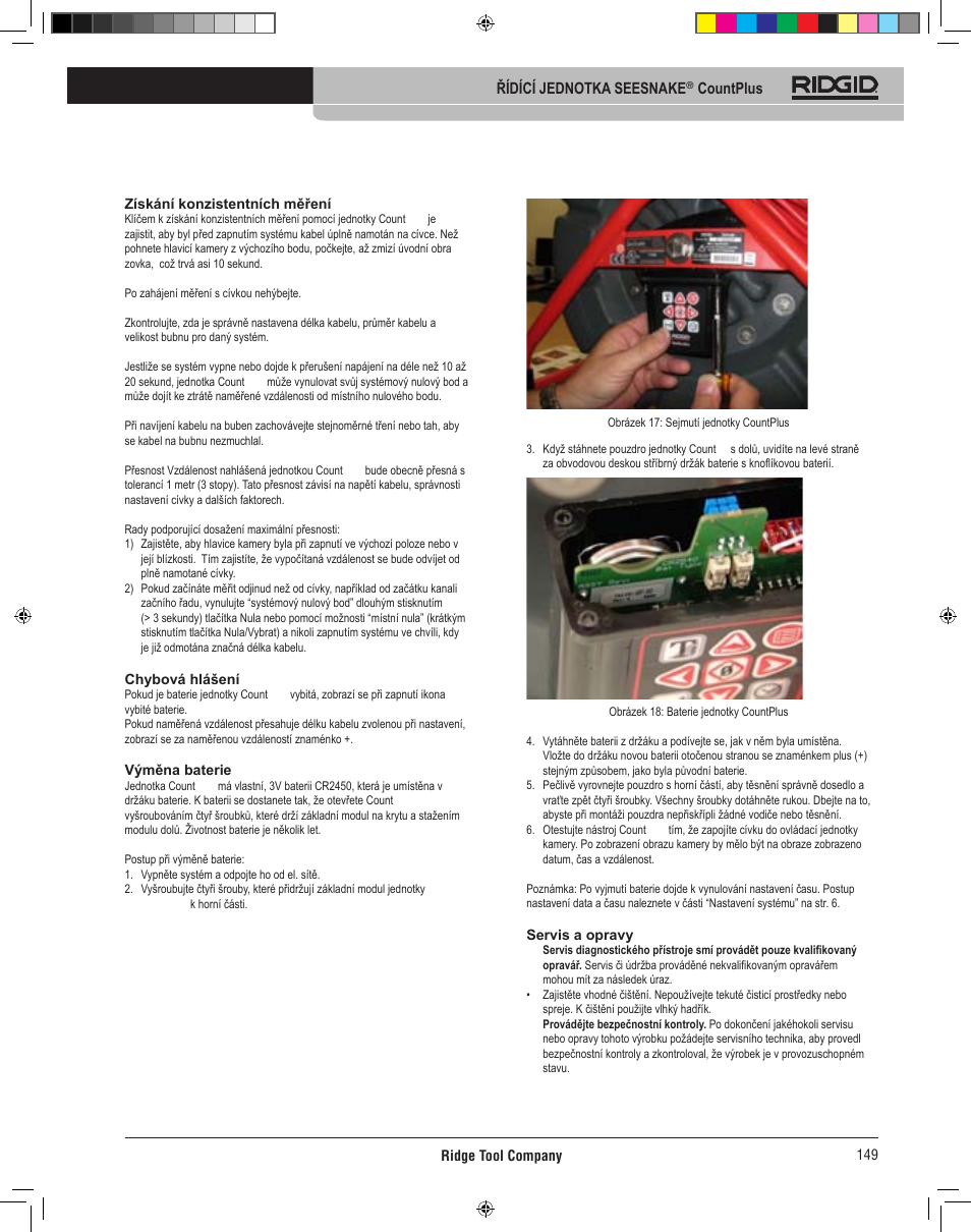 RIDGID CountPlus User Manual | Page 151 / 204