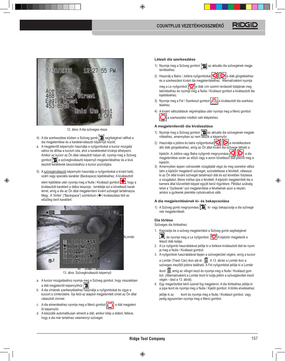 RIDGID CountPlus User Manual | Page 159 / 204