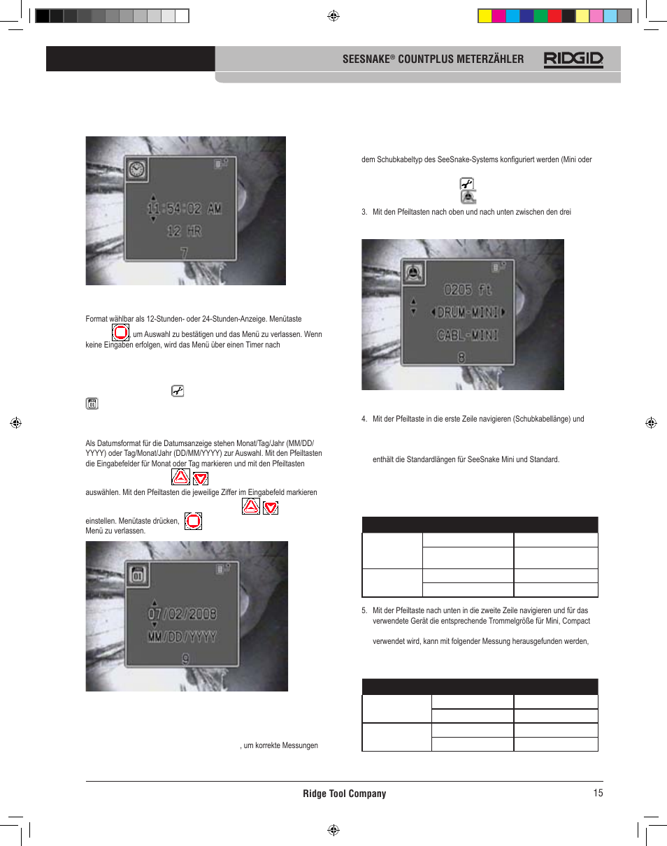 RIDGID CountPlus User Manual | Page 17 / 204