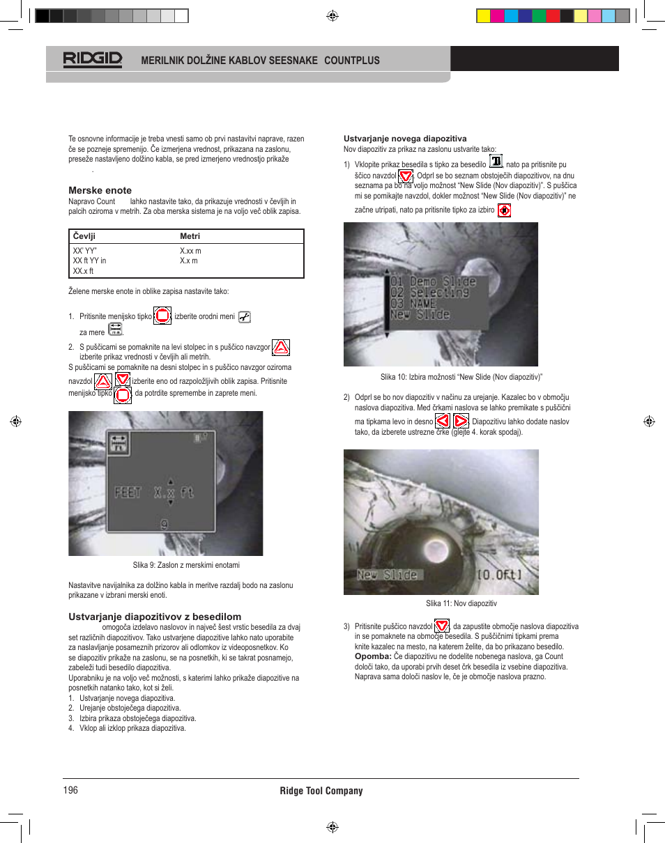 RIDGID CountPlus User Manual | Page 198 / 204
