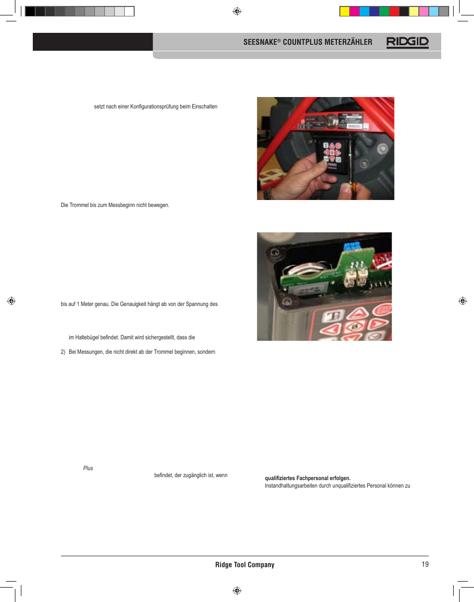 RIDGID CountPlus User Manual | Page 21 / 204