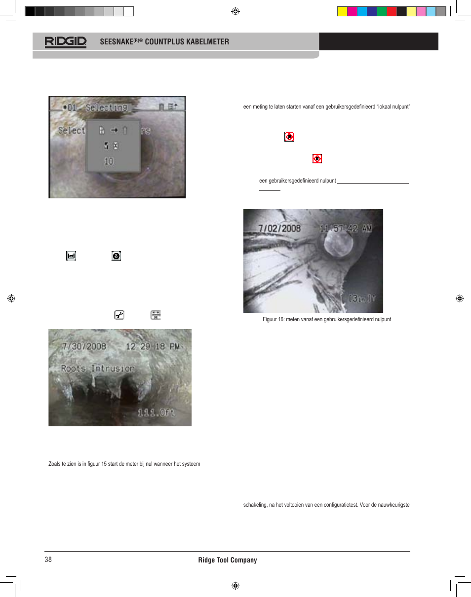 Count plus bedieningsinstructies, Hoe de count plus de afstand meet, Basisfuncties | RIDGID CountPlus User Manual | Page 40 / 204