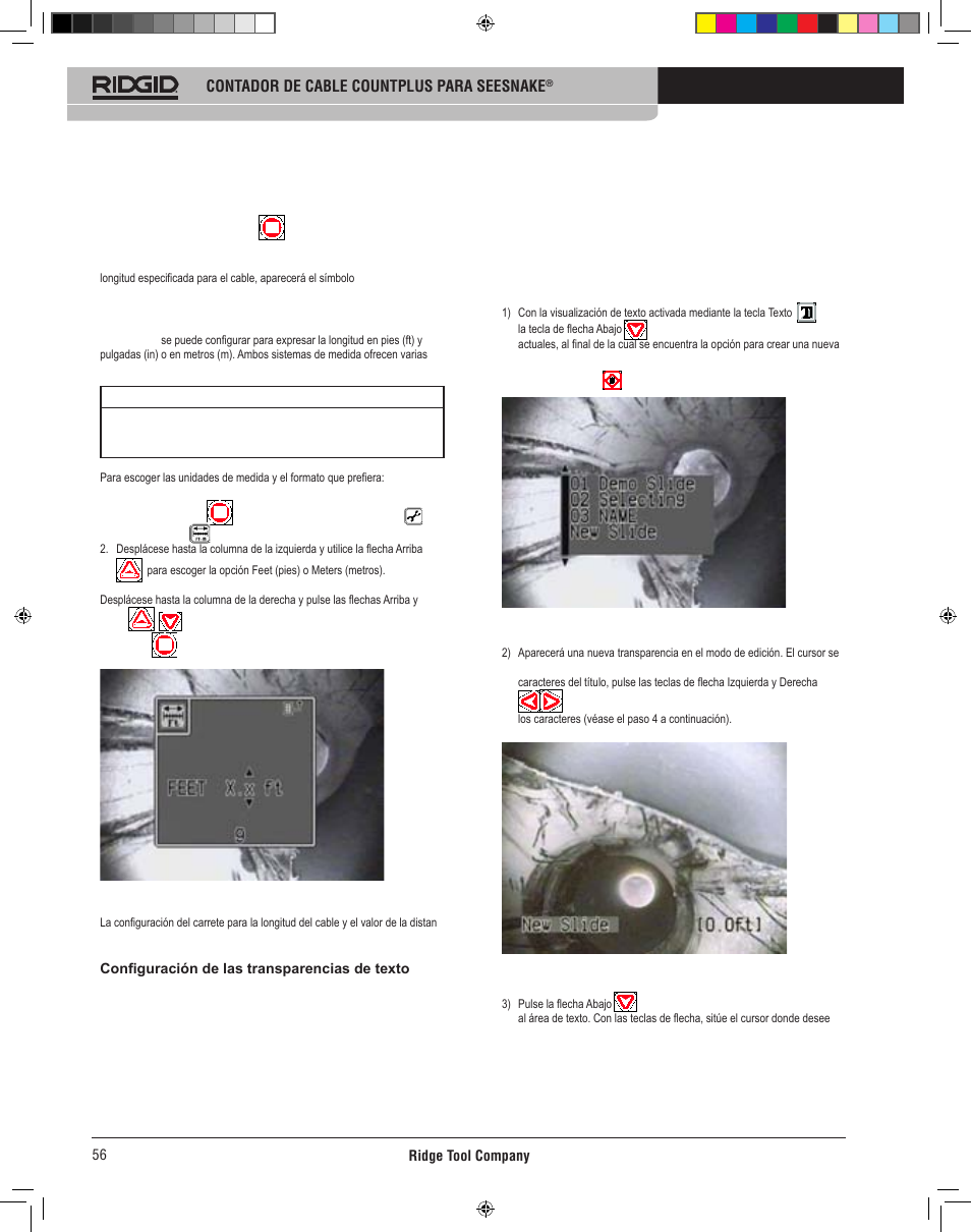 RIDGID CountPlus User Manual | Page 58 / 204