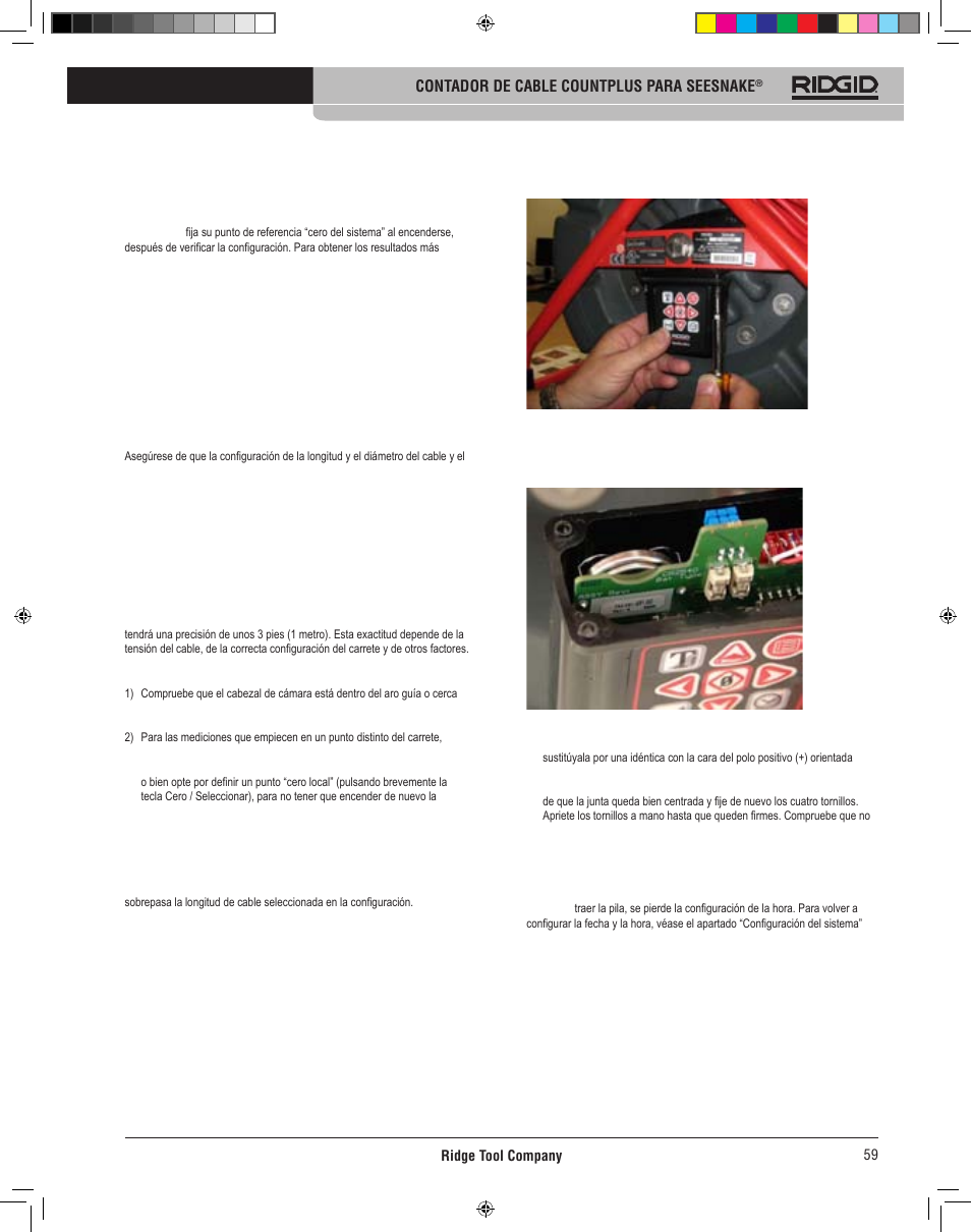 RIDGID CountPlus User Manual | Page 61 / 204