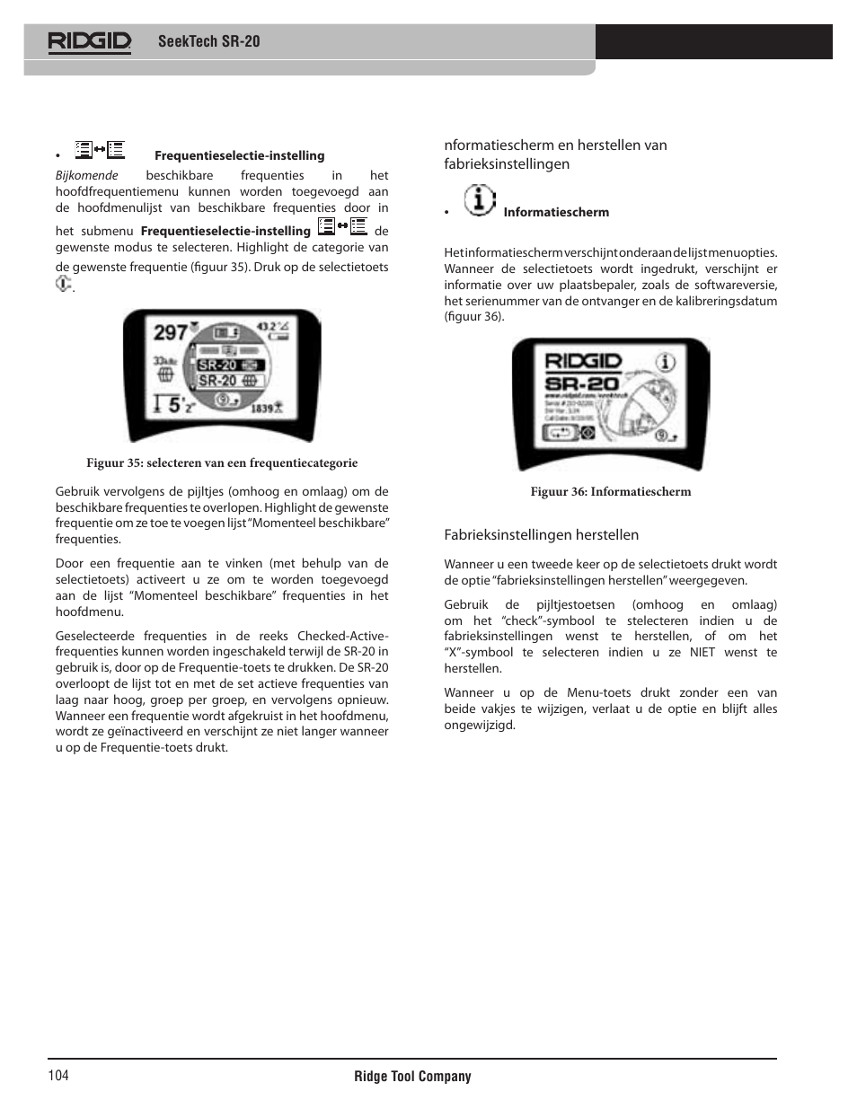 RIDGID SeekTech SR-20 User Manual | Page 105 / 301