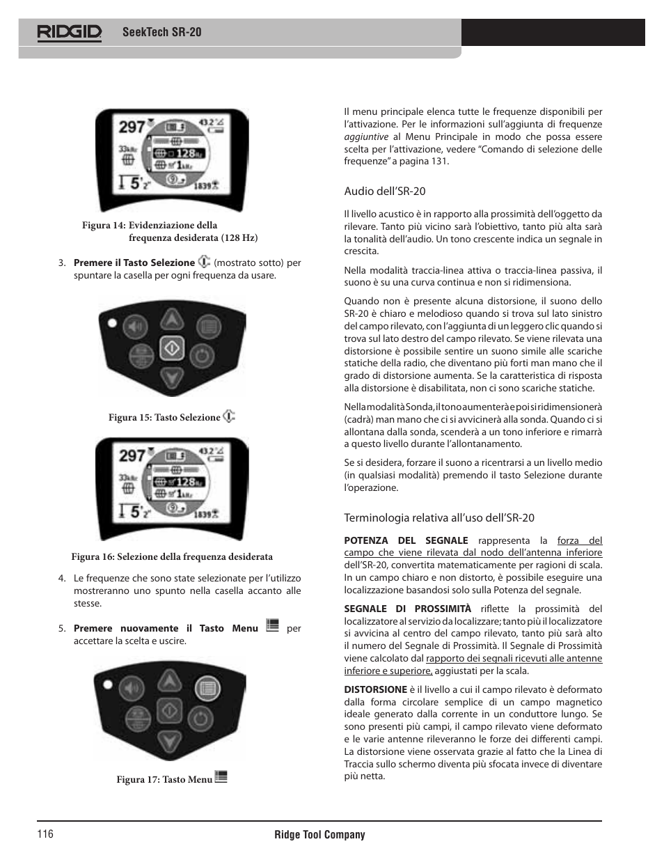 RIDGID SeekTech SR-20 User Manual | Page 117 / 301