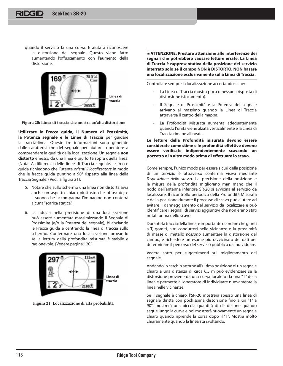 RIDGID SeekTech SR-20 User Manual | Page 119 / 301