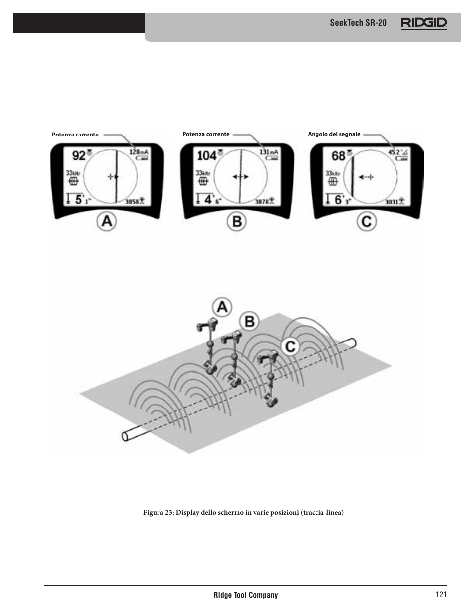 Seektech sr-20 | RIDGID SeekTech SR-20 User Manual | Page 122 / 301