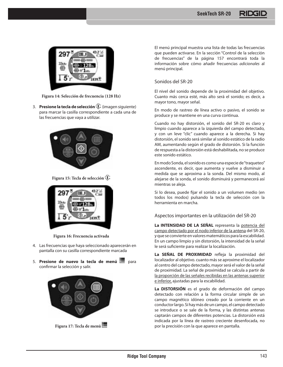 RIDGID SeekTech SR-20 User Manual | Page 144 / 301