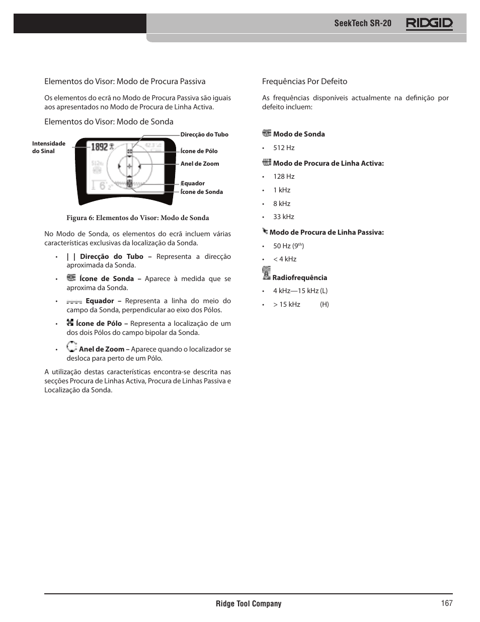 RIDGID SeekTech SR-20 User Manual | Page 168 / 301