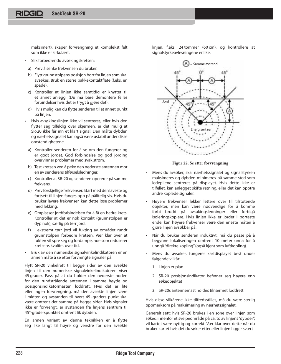 RIDGID SeekTech SR-20 User Manual | Page 229 / 301