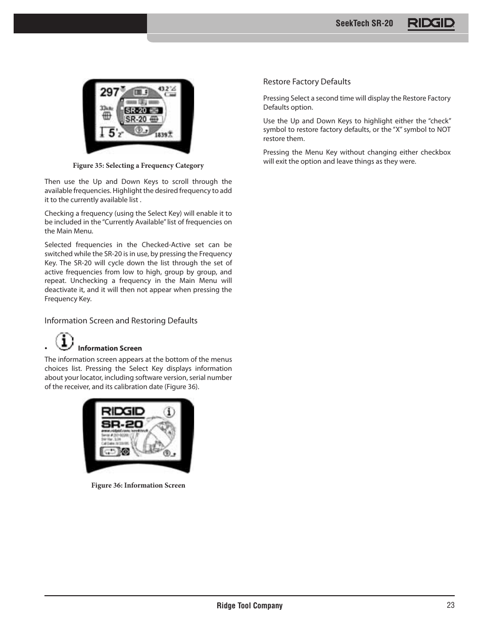 RIDGID SeekTech SR-20 User Manual | Page 24 / 301