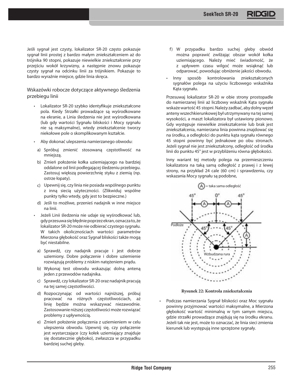 RIDGID SeekTech SR-20 User Manual | Page 256 / 301