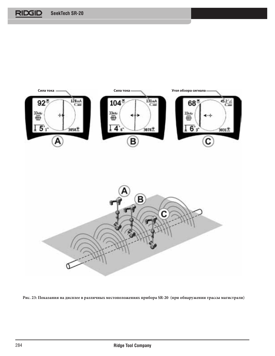 Seektech sr-20 | RIDGID SeekTech SR-20 User Manual | Page 285 / 301