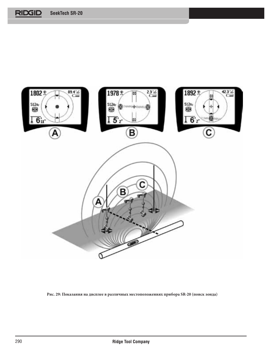 Seektech sr-20 | RIDGID SeekTech SR-20 User Manual | Page 291 / 301