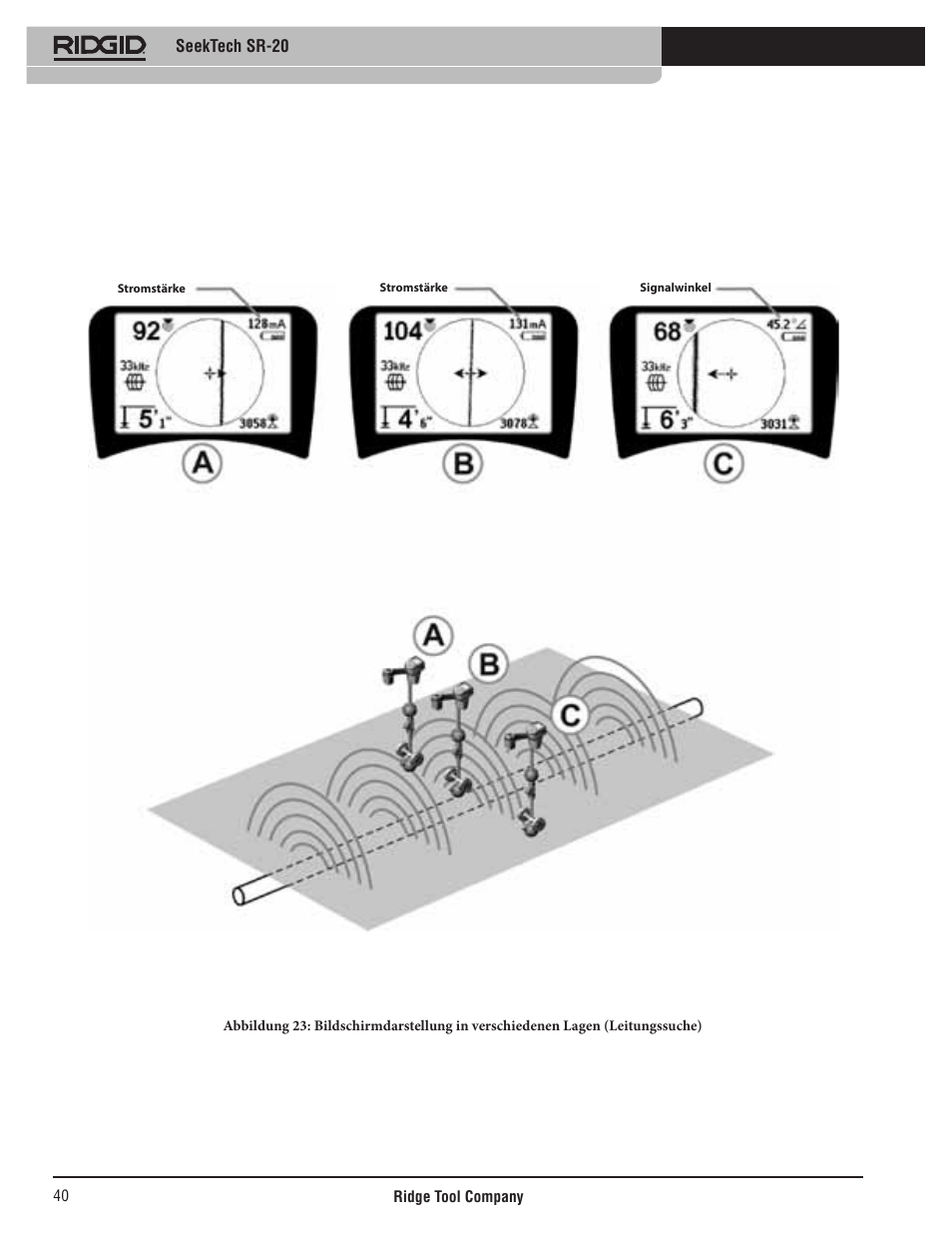 Seektech sr-20 | RIDGID SeekTech SR-20 User Manual | Page 41 / 301