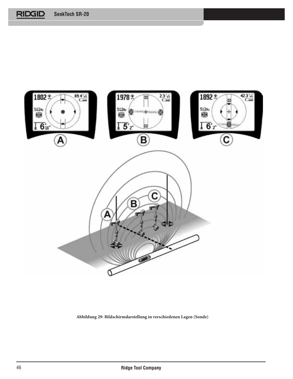 Seektech sr-20 | RIDGID SeekTech SR-20 User Manual | Page 47 / 301