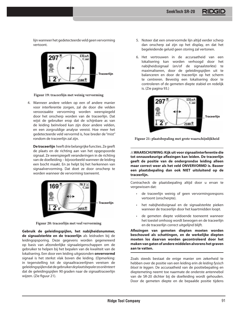 RIDGID SeekTech SR-20 User Manual | Page 92 / 301