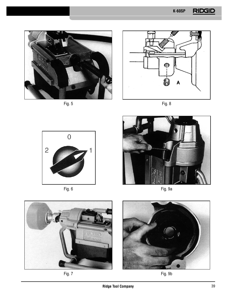 RIDGID K-60SP User Manual | Page 40 / 41