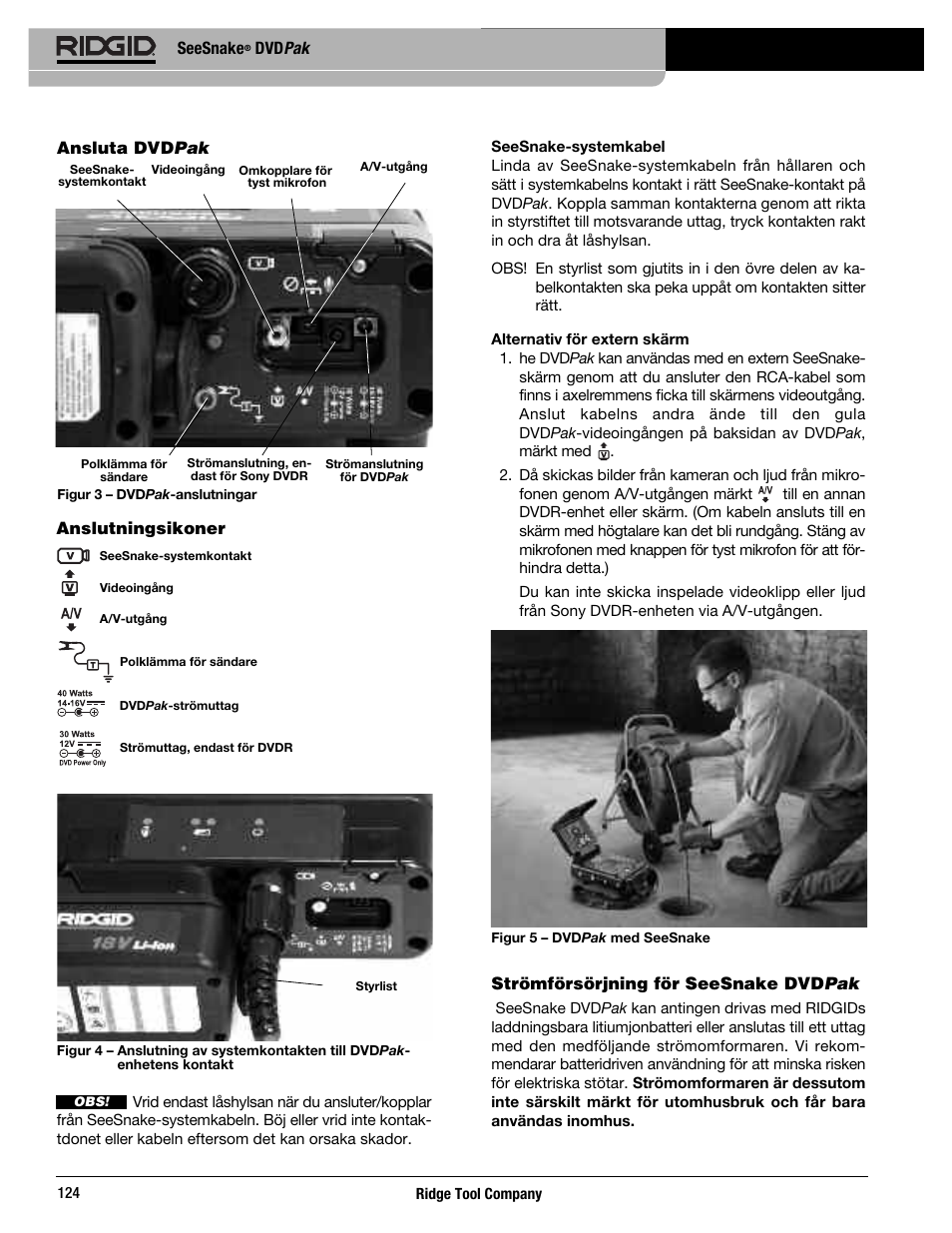 RIDGID SeeSnake DVDPak User Manual | Page 126 / 359