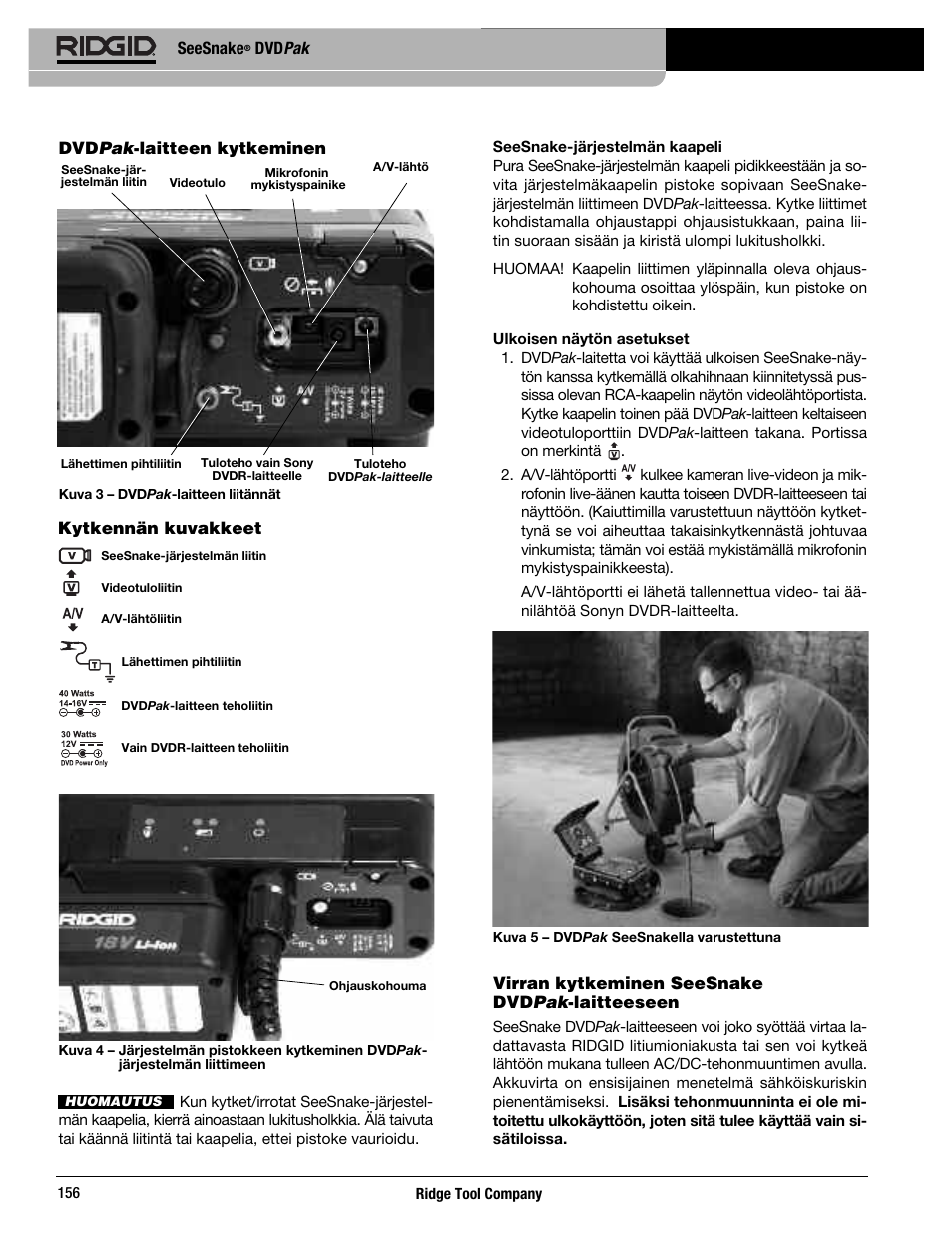 RIDGID SeeSnake DVDPak User Manual | Page 158 / 359