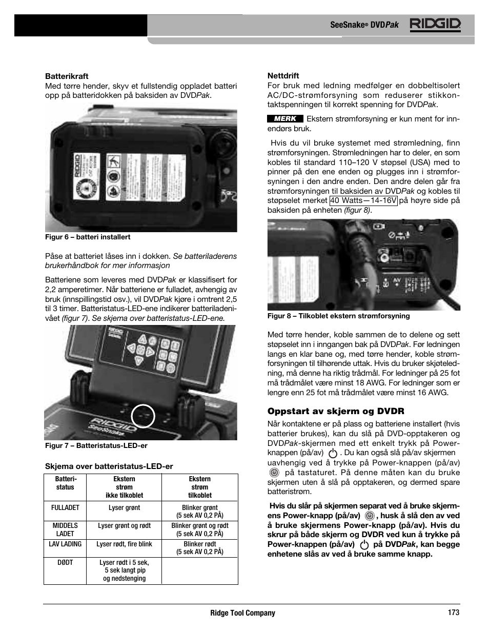 RIDGID SeeSnake DVDPak User Manual | Page 175 / 359