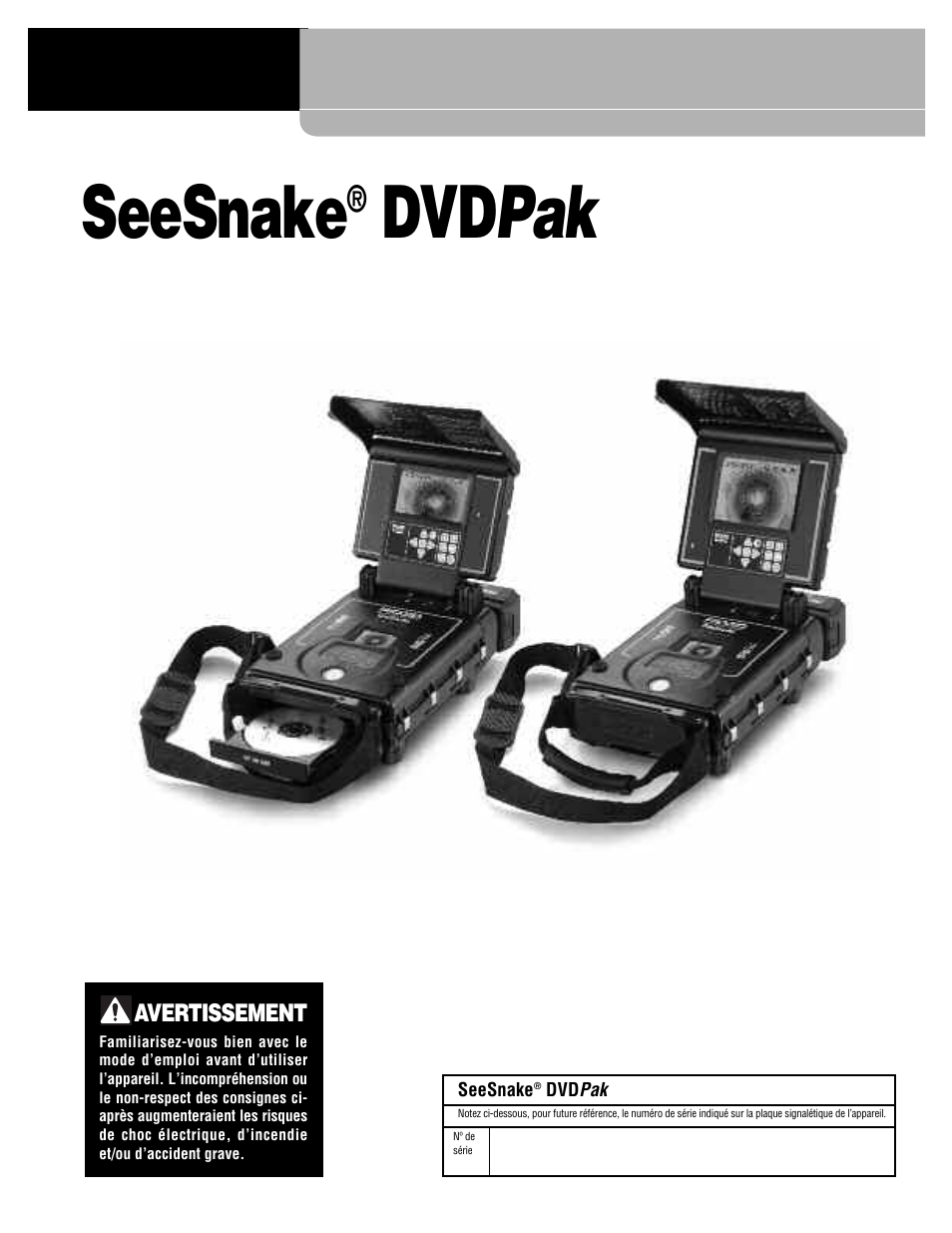 Seesnake, Dvd pak | RIDGID SeeSnake DVDPak User Manual | Page 19 / 359