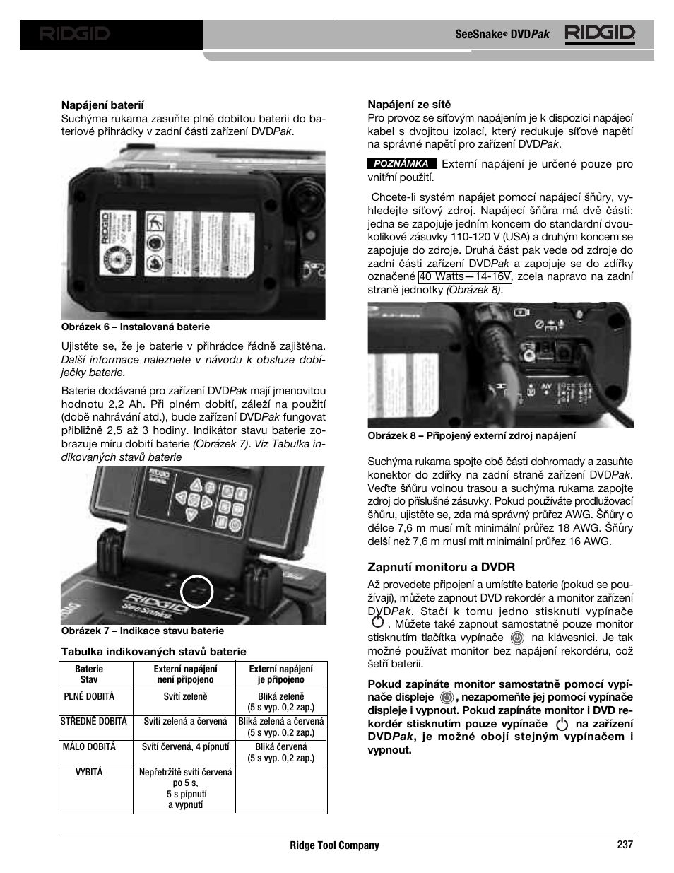 RIDGID SeeSnake DVDPak User Manual | Page 239 / 359