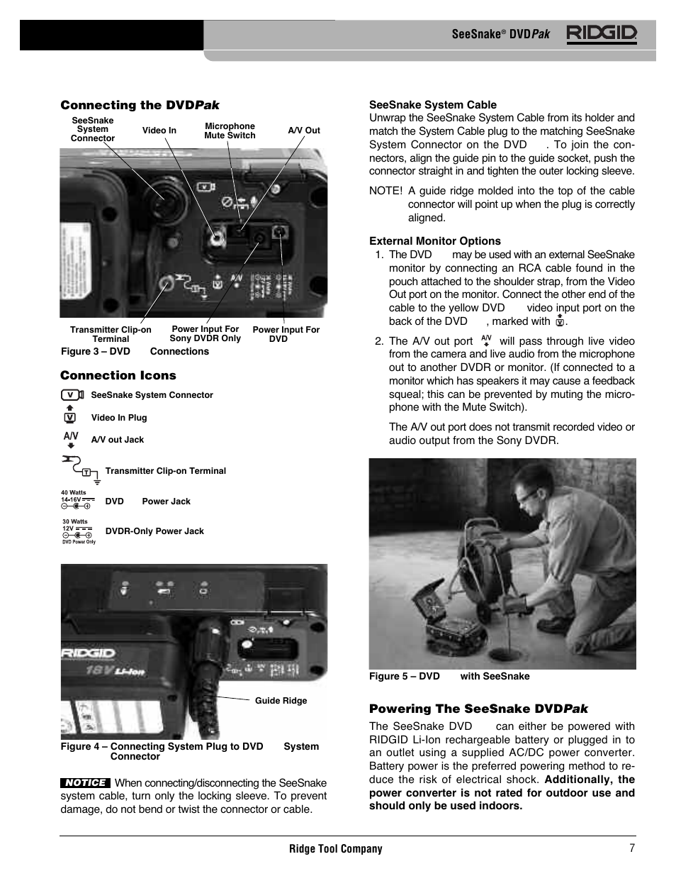 RIDGID SeeSnake DVDPak User Manual | Page 9 / 359