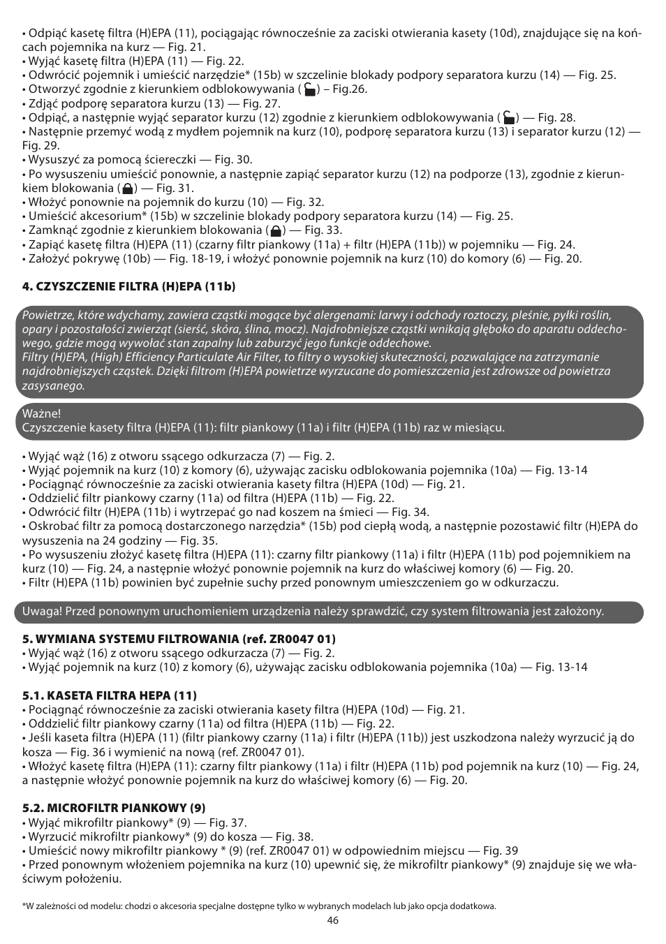 ROWENTA COMPACTEO CYCLONIC RO3449 User Manual | Page 51 / 56