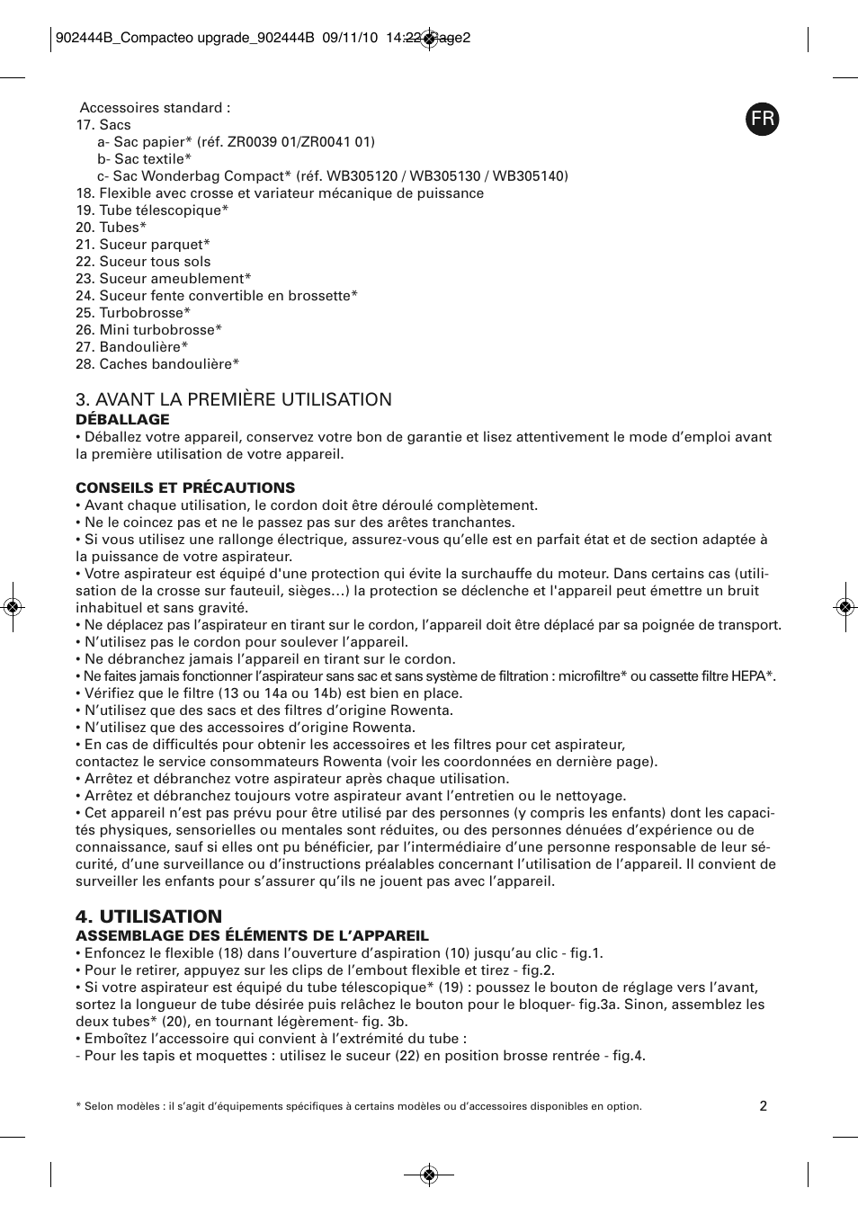 ROWENTA COMPACTEO RO1783 User Manual | Page 6 / 111