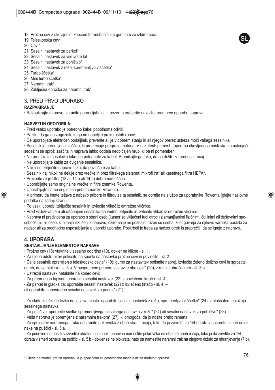 ROWENTA COMPACTEO RO1783 User Manual | Page 80 / 111