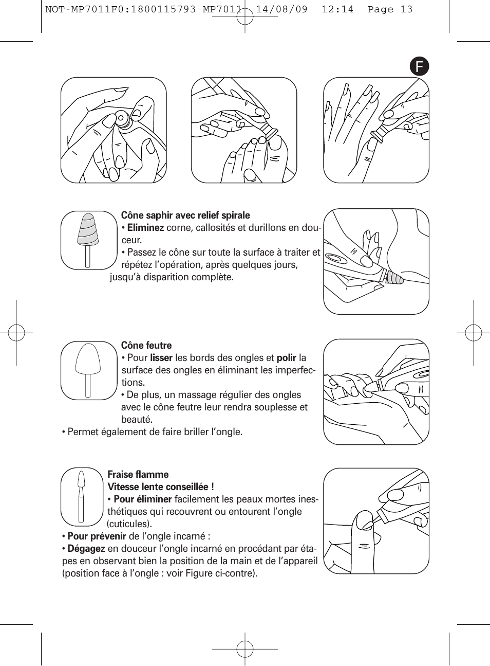 ROWENTA MANEIS MP7010 User Manual | Page 13 / 48
