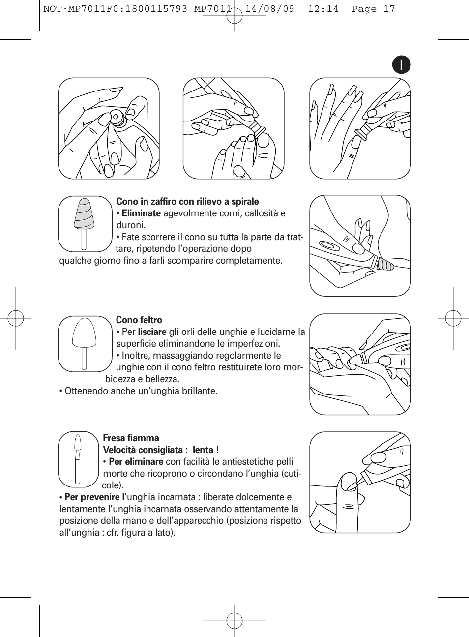 ROWENTA MANEIS MP7010 User Manual | Page 17 / 48