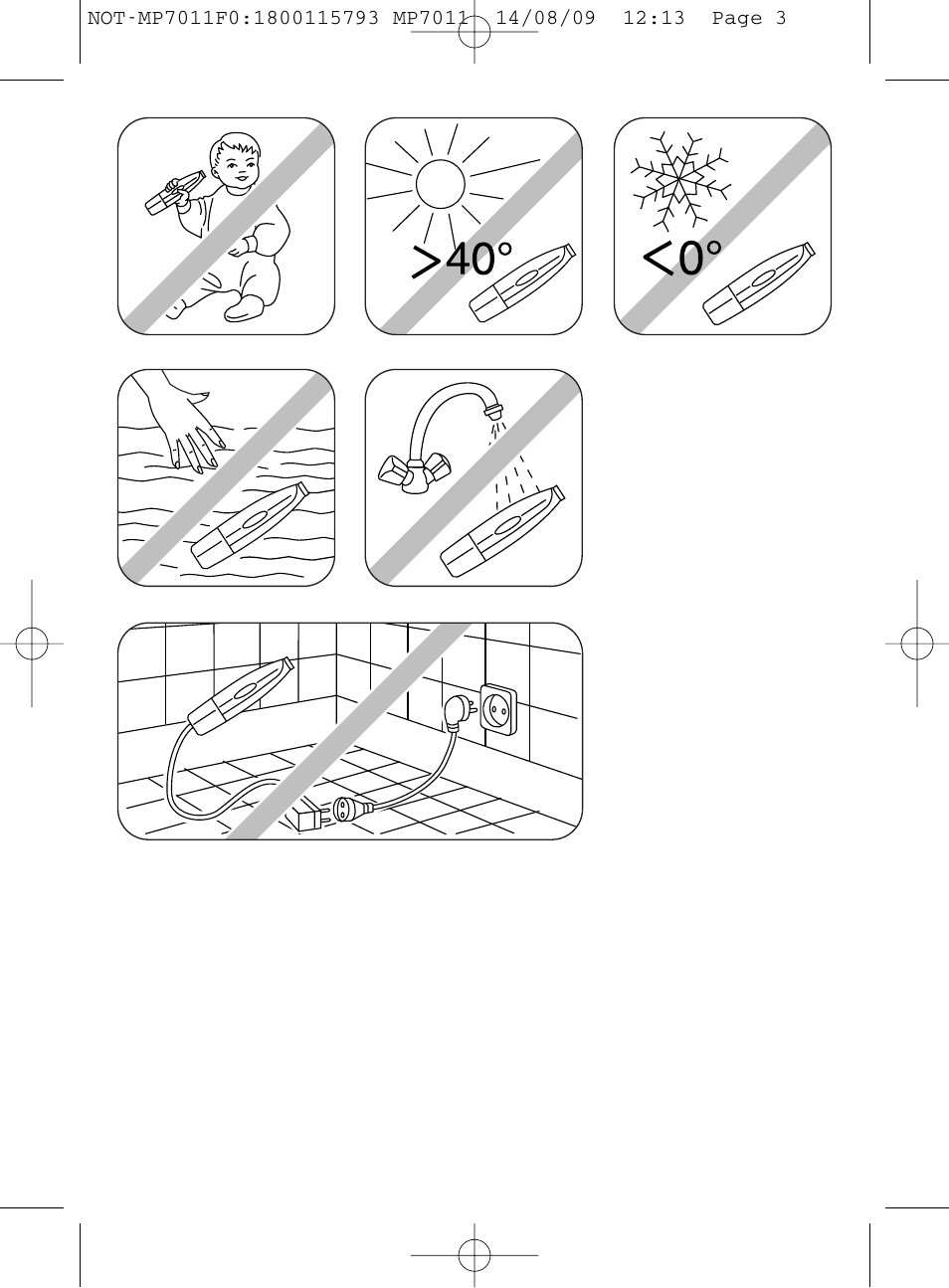 ROWENTA MANEIS MP7010 User Manual | Page 3 / 48