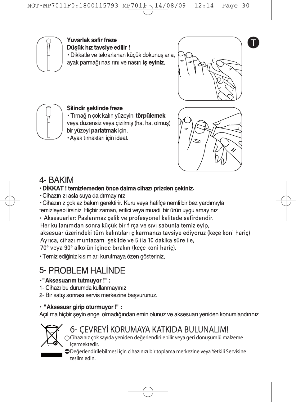 ROWENTA MANEIS MP7010 User Manual | Page 30 / 48