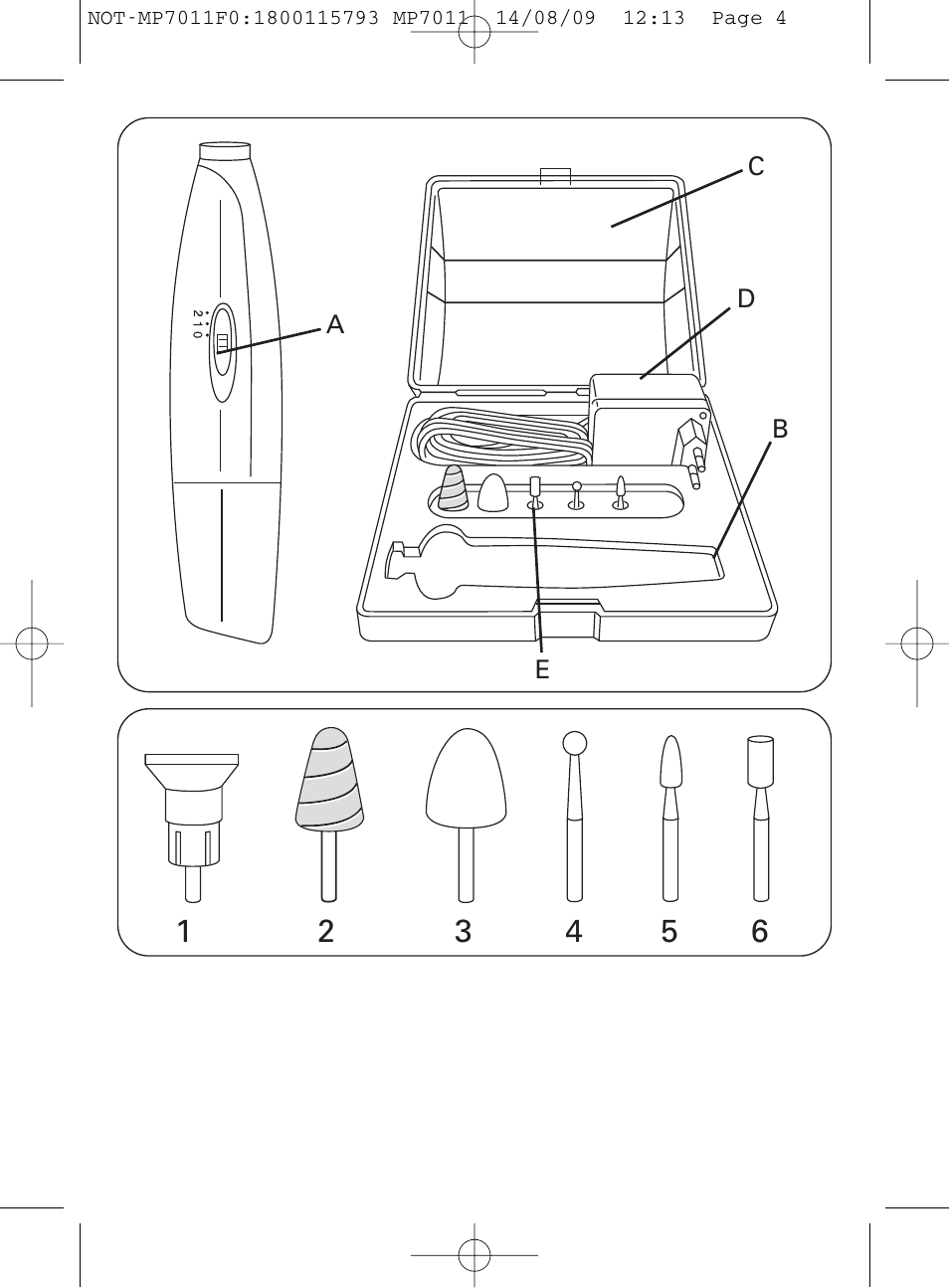 ROWENTA MANEIS MP7010 User Manual | Page 4 / 48