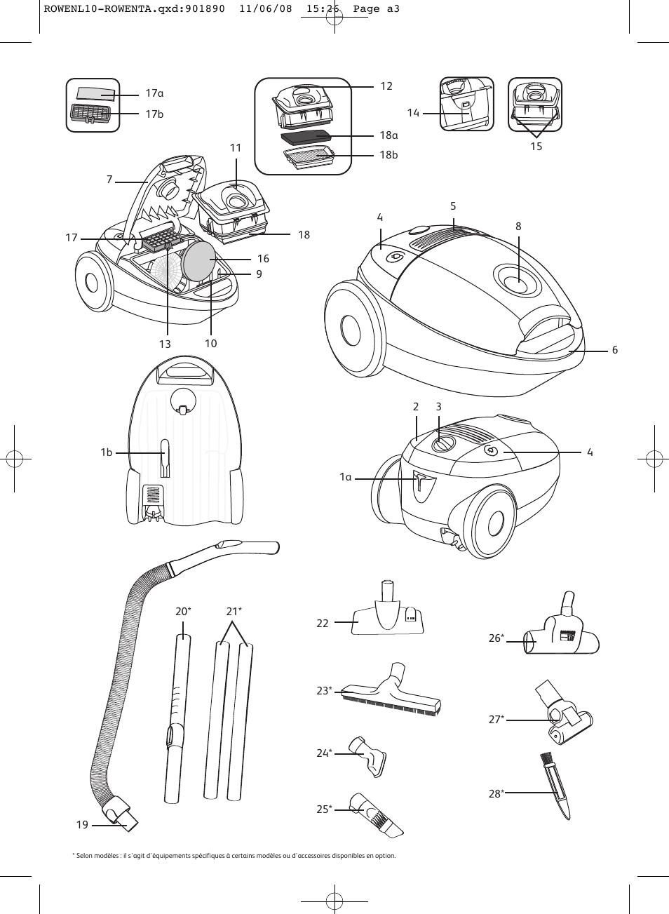 ROWENTA COSMO RO3623 User Manual | Page 3 / 122