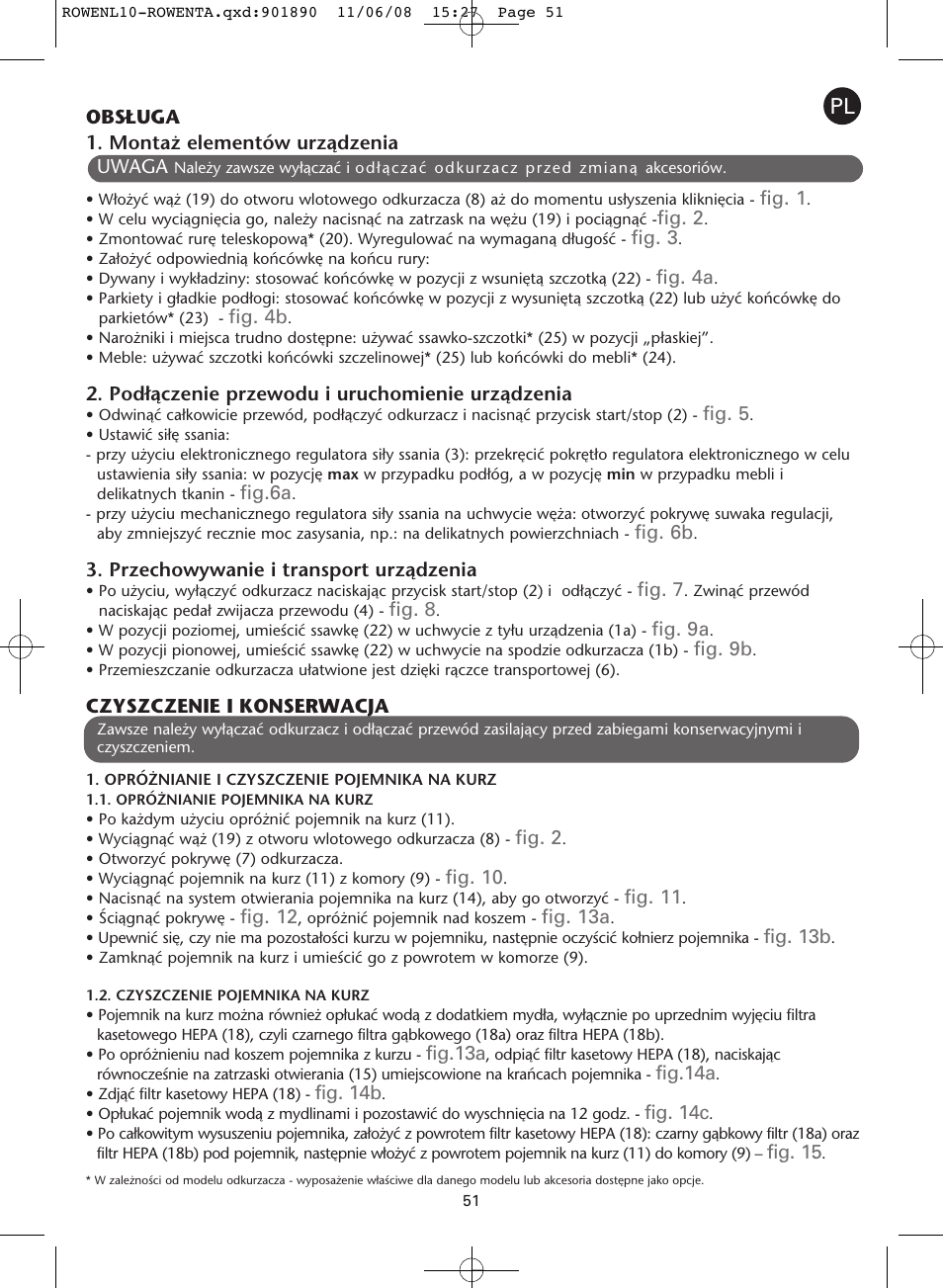 ROWENTA COSMO RO3623 User Manual | Page 55 / 122