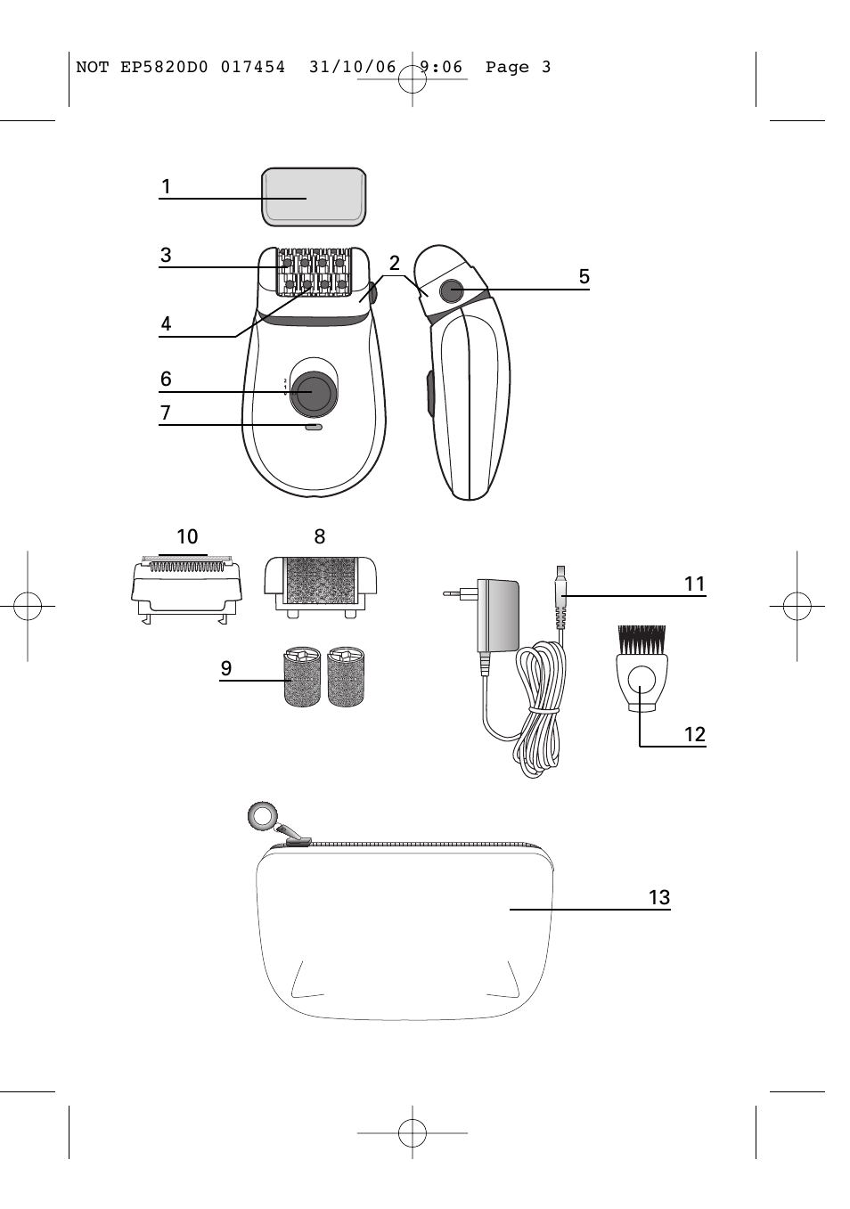 ROWENTA ACCESSIM EP5820 User Manual | Page 2 / 65