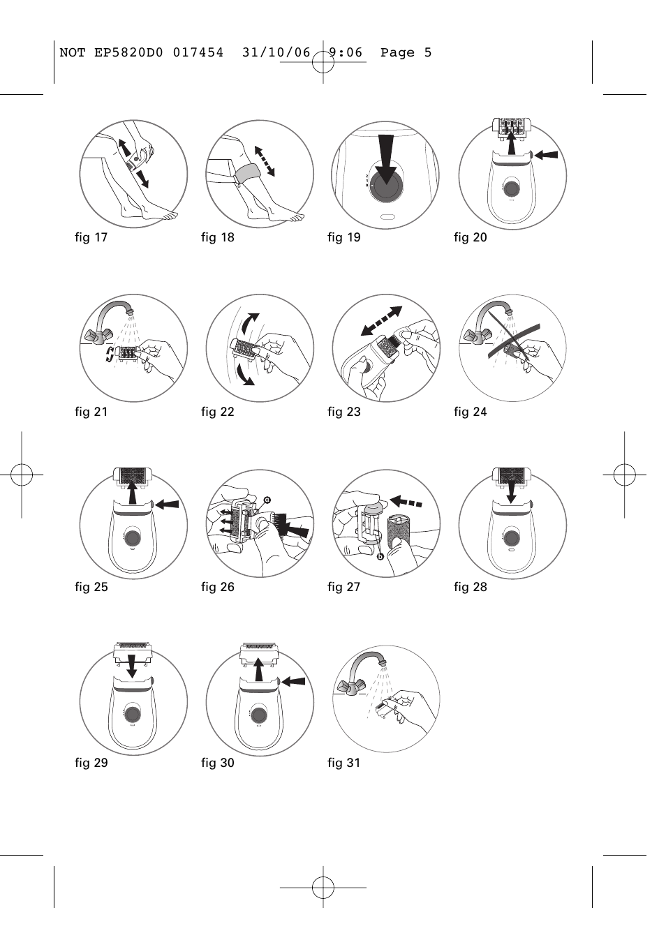 ROWENTA ACCESSIM EP5820 User Manual | Page 4 / 65